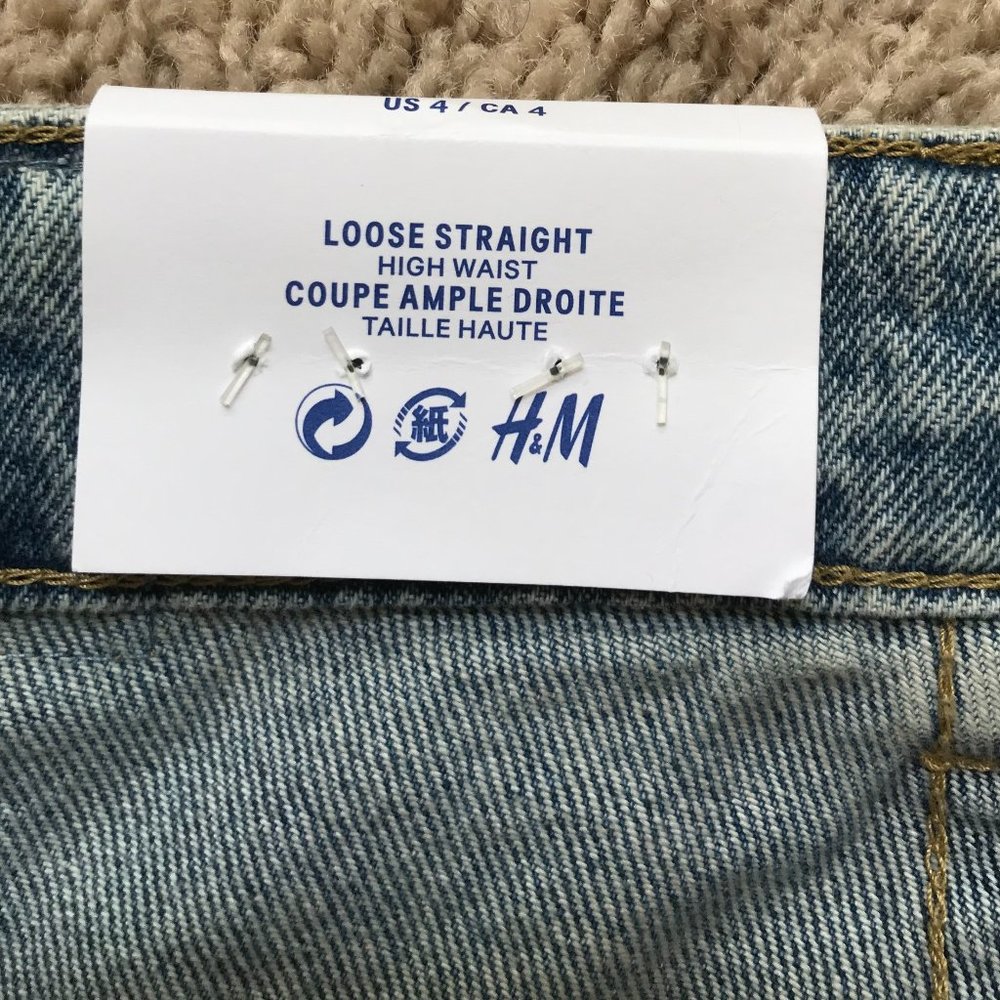 H&M Loose Straight High Jeans - Picture 6 of 6